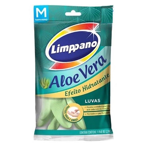 Luva Limppano Aloe Vera M