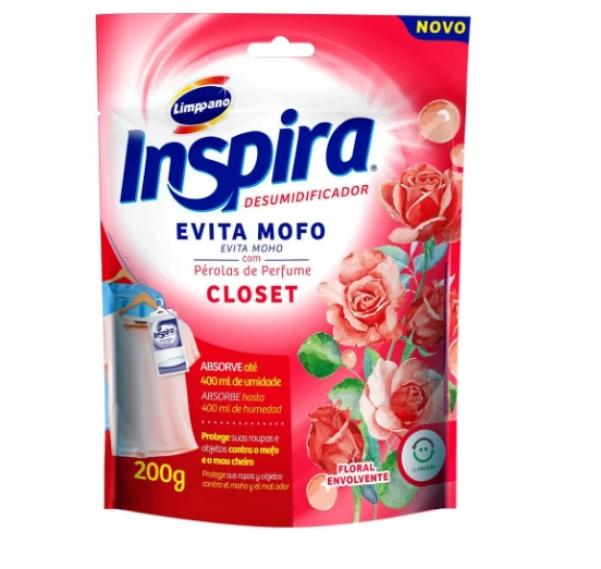 Evita Mofo Closet Floral Envolvente Inspira Air Sachê 200g