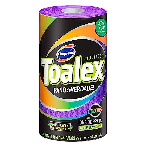 Toalha De Papel Toalex C/44 Colors Roxo