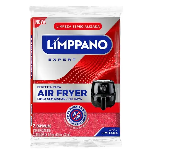 Esponja Limppano Antiaderente Air Fryer C/2