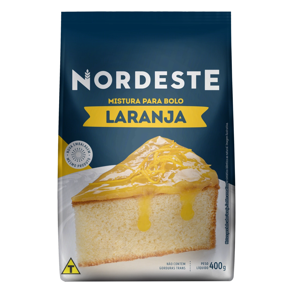Mistura Para Bolo Laranja Nordeste Pacote 400g