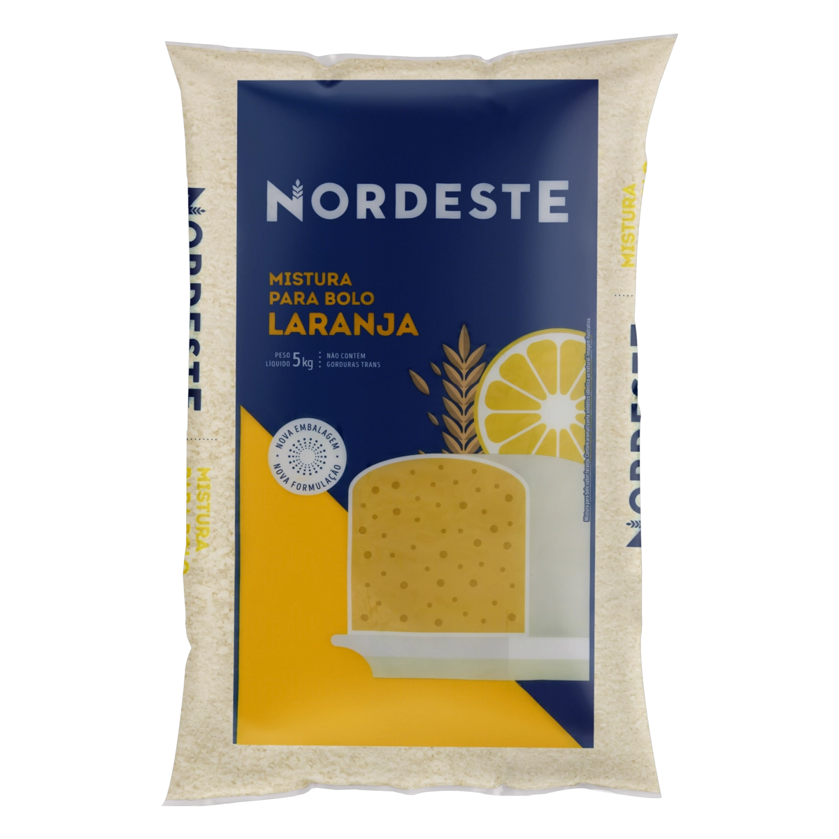 Mistura Para Bolo Laranja Nordeste Pacote 5kg