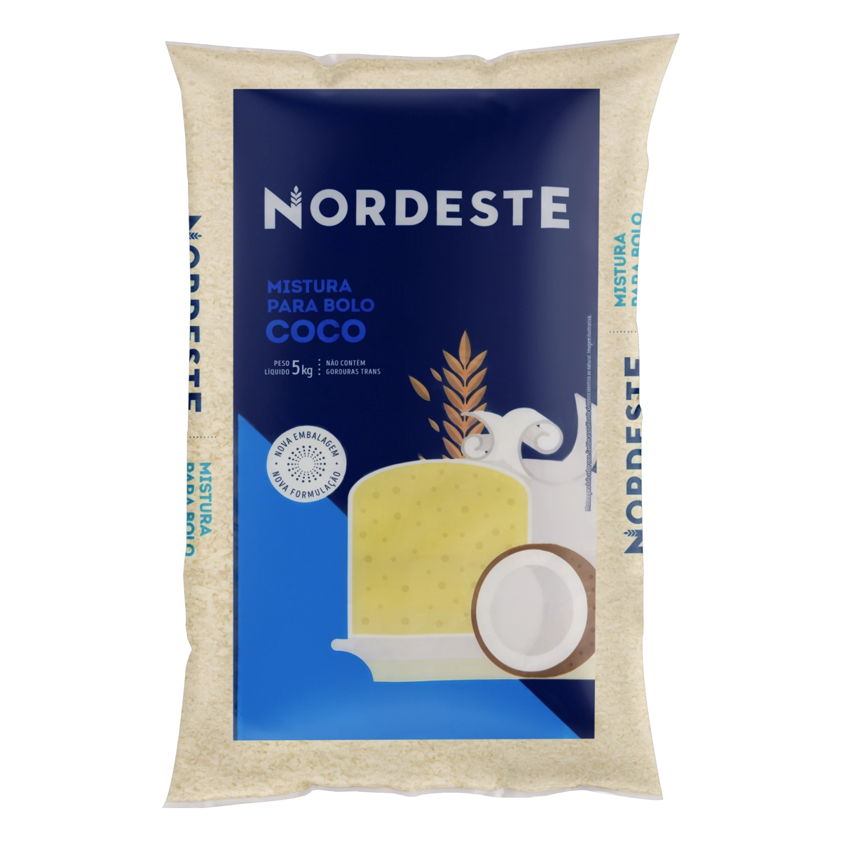 Mistura Para Bolo Coco Nordeste Pacote 5kg