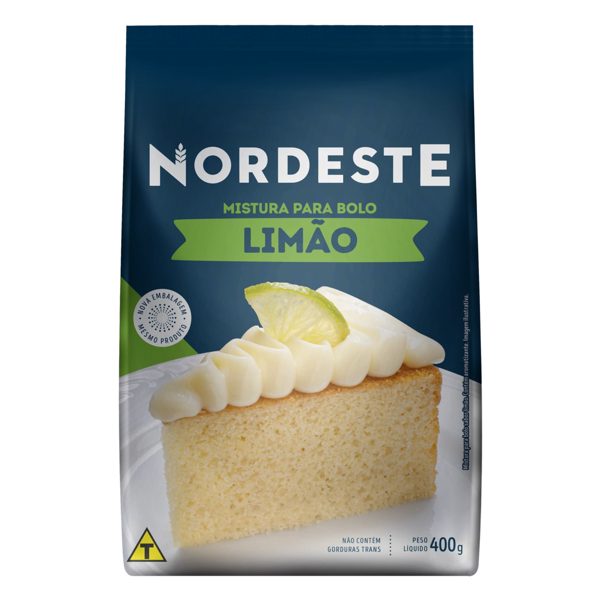 Mistura Para Bolo Limão Nordeste Pacote 400g
