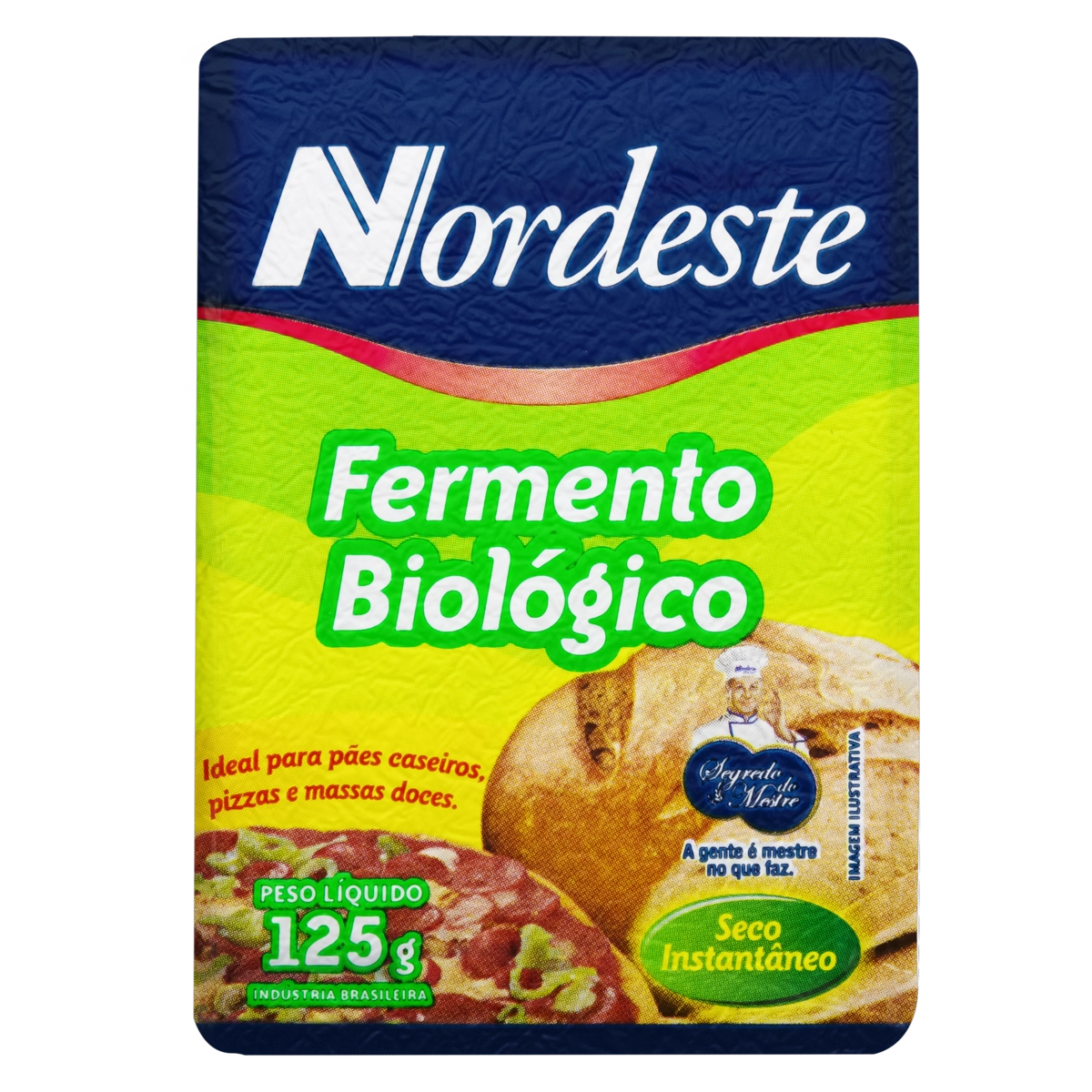 Fermento Biológico Seco Instantâneo Nordeste Pacote 125g
