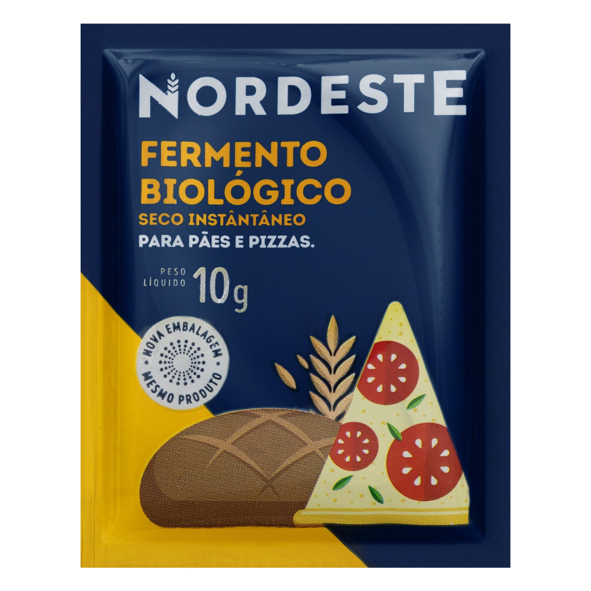Fermento Biológico Seco Instantâneo Nordeste Pacote 10g