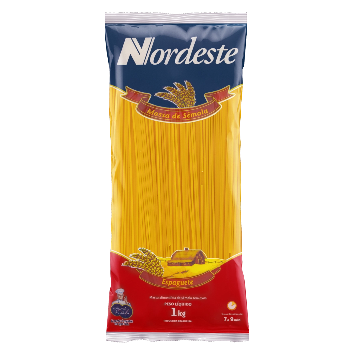 Macarrão De Sêmola Espaguete Nordeste Pacote 1kg