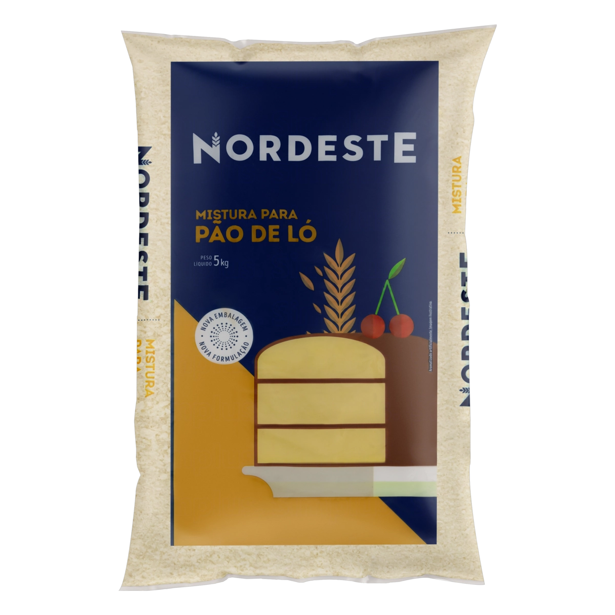 Mistura Para Pão De Ló Nordeste Pacote 5kg