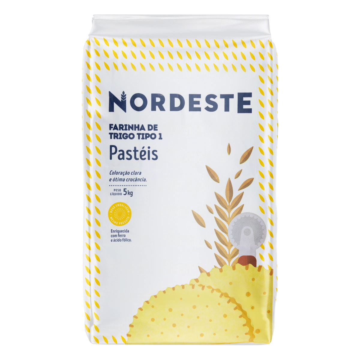 Farinha De Trigo Tipo 1 Para Pastel Nordeste Pacote 5kg