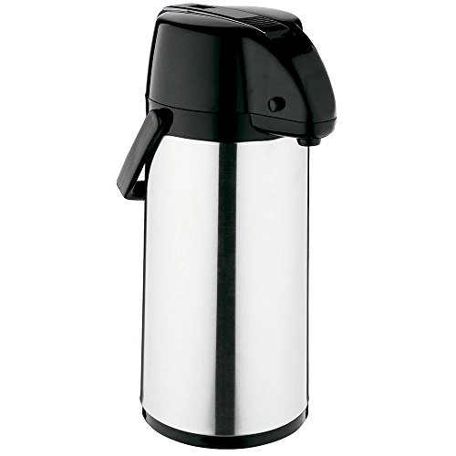 Garrafa Térmica 2,5L Inox Escovado base Giratória Soprano