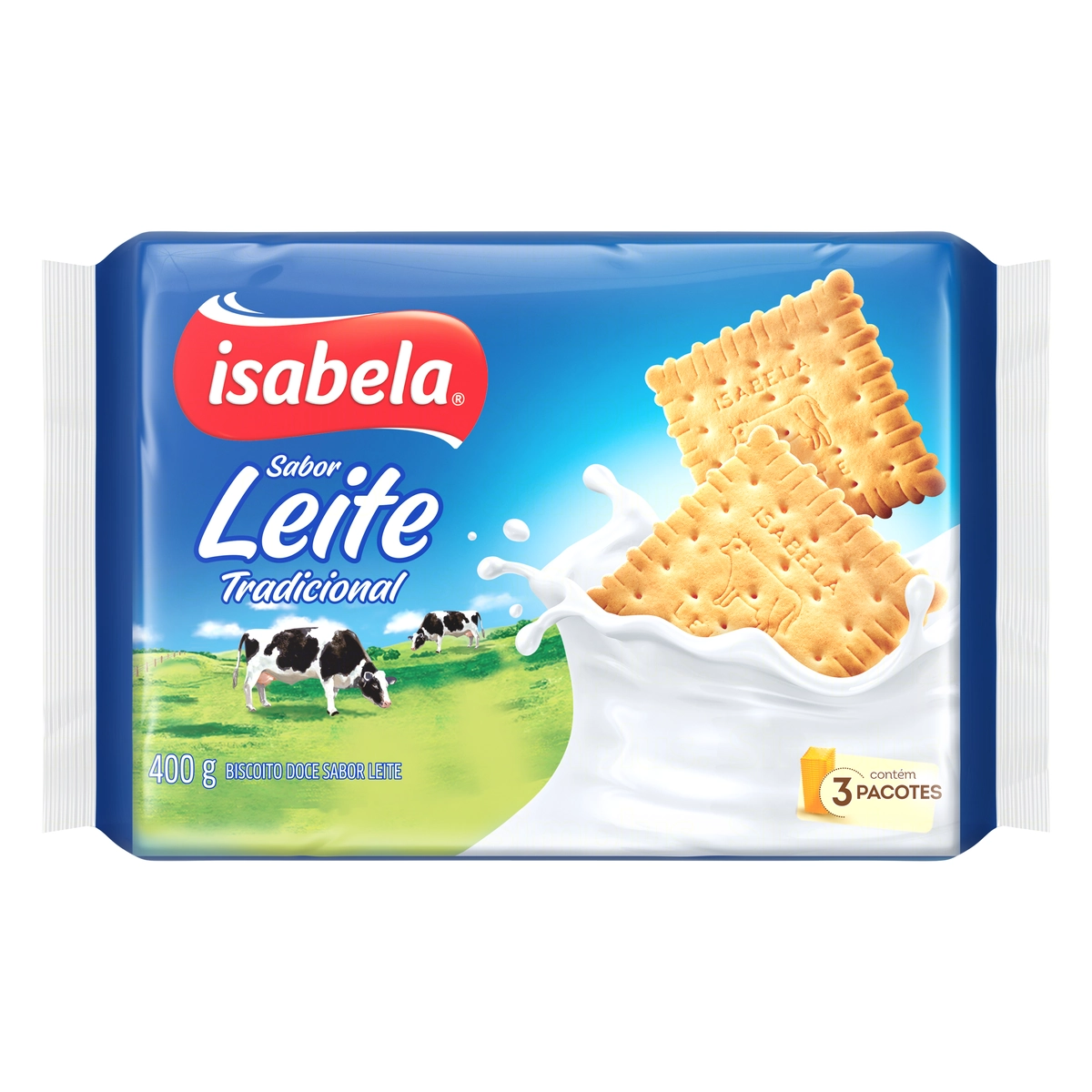 Biscoito Leite Isabela Pacote 400g