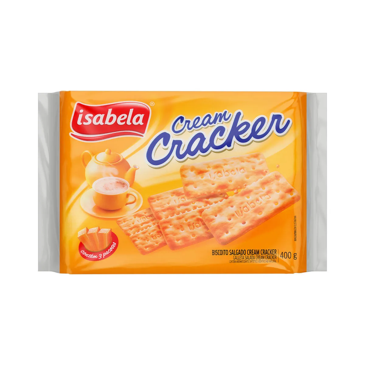 Biscoito Cream Cracker Isabela 400g
