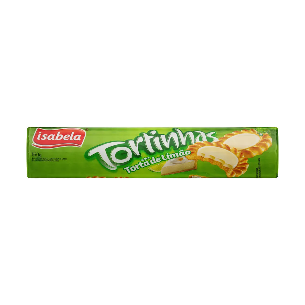 Biscoito Recheio Torta De Limão Isabela Tortinhas Pacote 160g