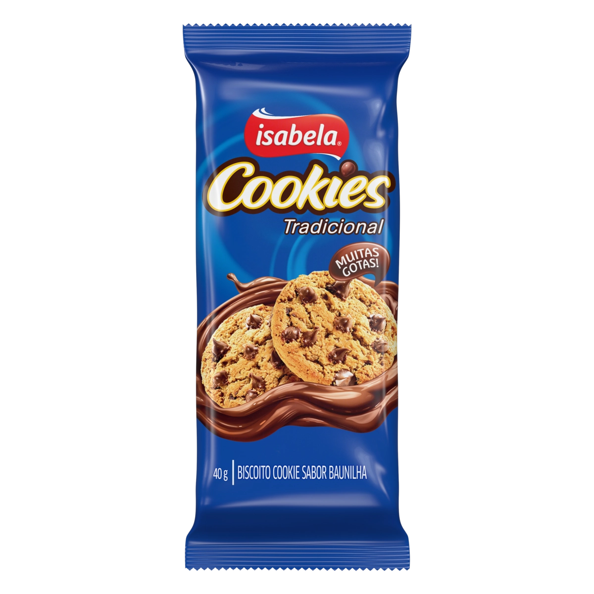 Biscoito Cookie Baunilha Isabela Pacote 40g