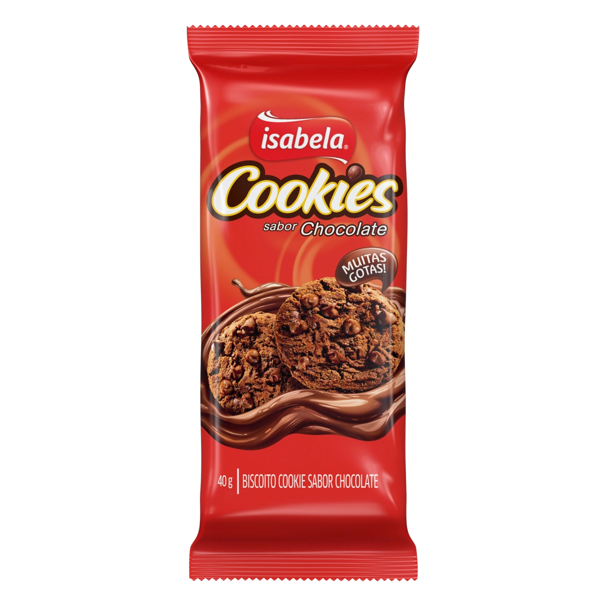 Biscoito Cookie Chocolate Isabela Pacote 40g