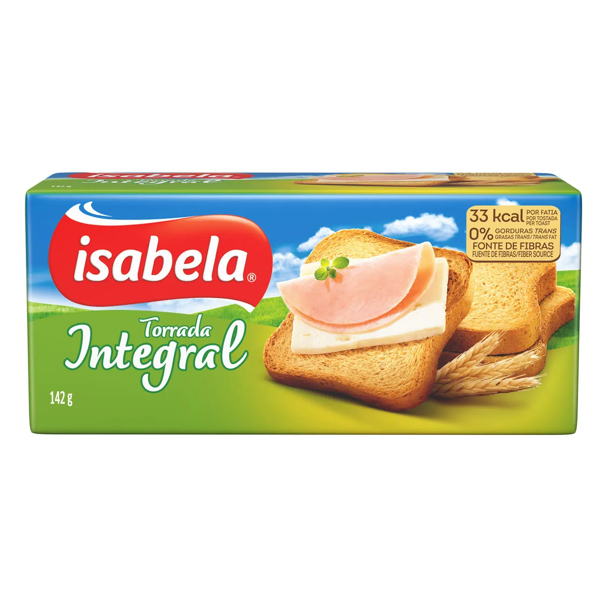 Torrada Integral Isabela Pacote 142g