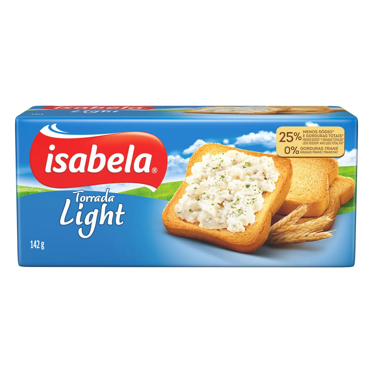 Torrada Light Isabela Pacote 142g
