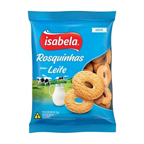 Biscoito Rosquinha Leite Isabela Pacote 350g