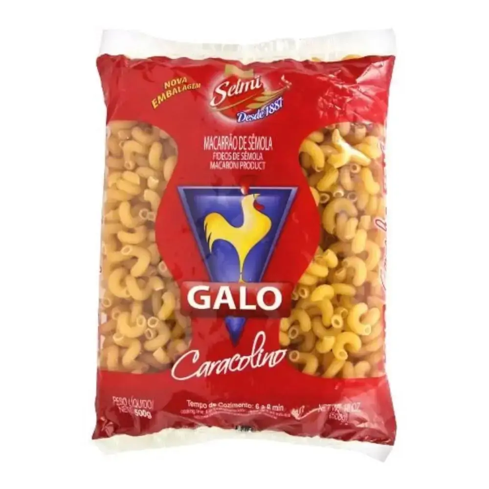 Macarrão.caracolino Semola Galo