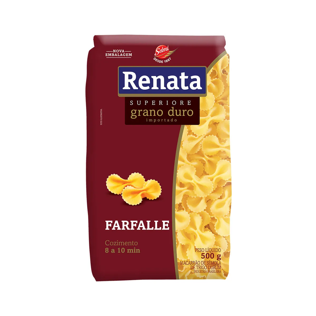Macarrão Farfalle Renata Grano Duro Superiore 500g