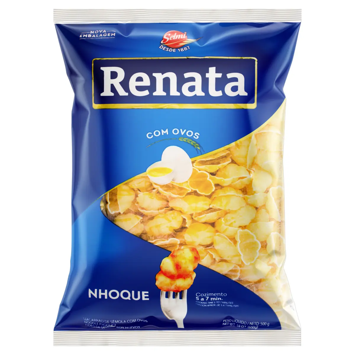 Mac Renata Com Ovos Nhoque Pct 500gr