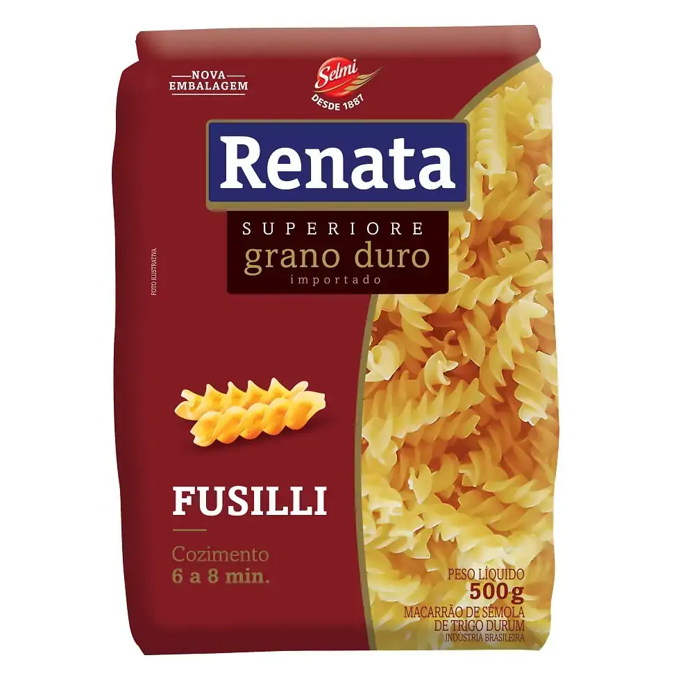 Macarrão Fusilli Renata 500g