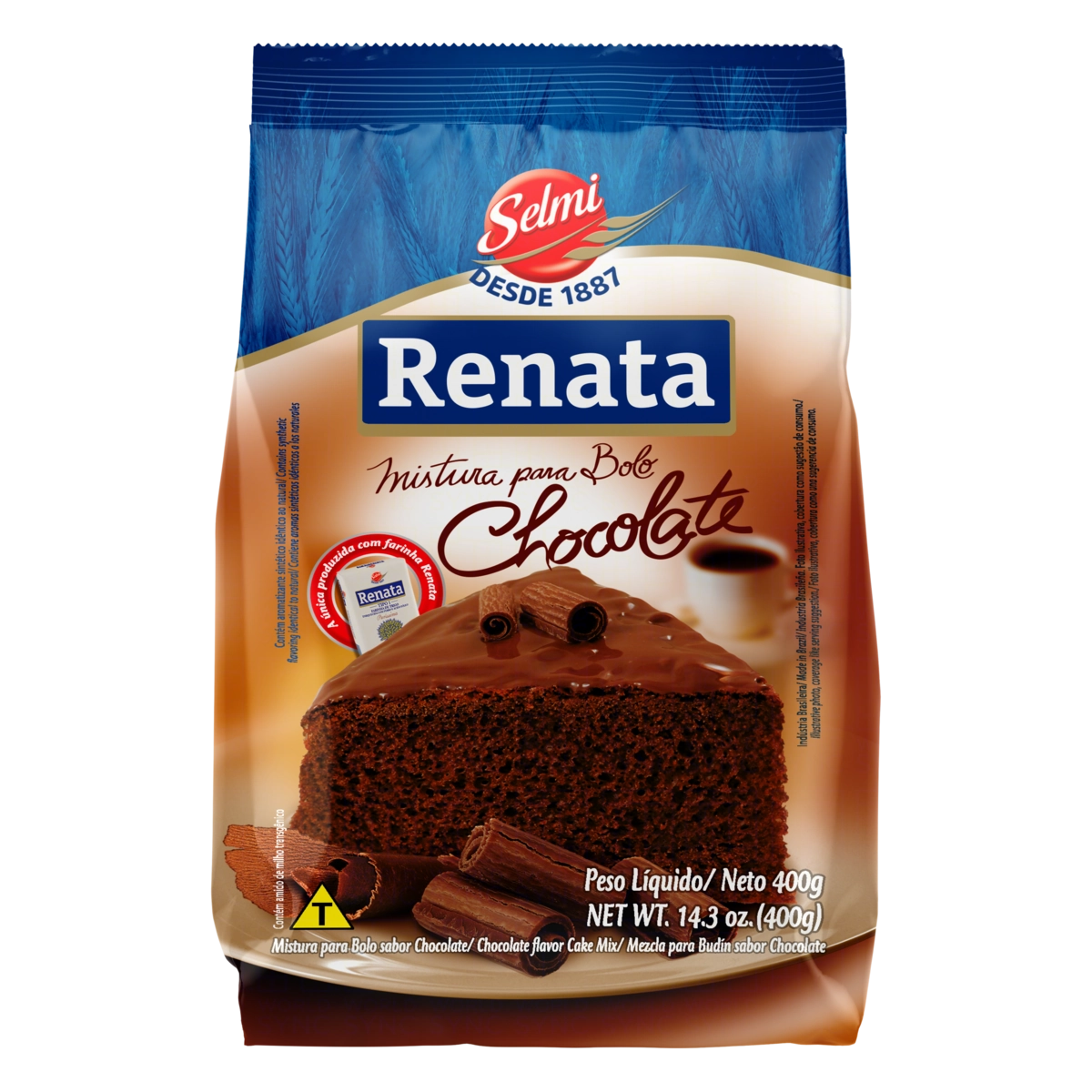 Mistura Para Bolo Chocolate Renata Pacote 400g