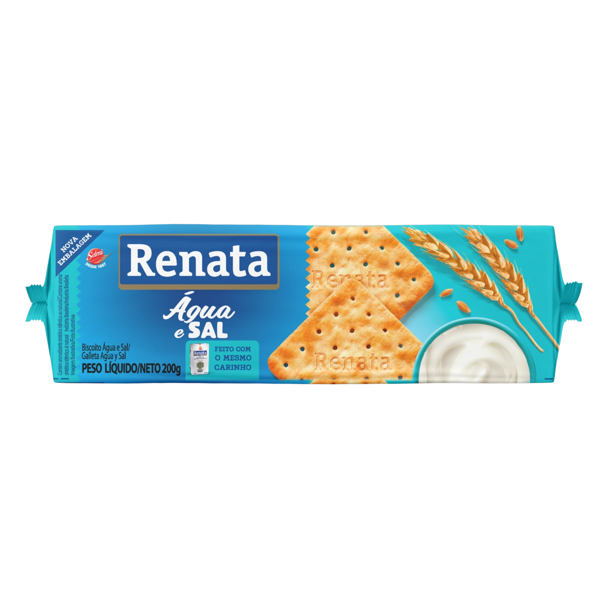 Biscoito água E Sal Renata Pacote 200g