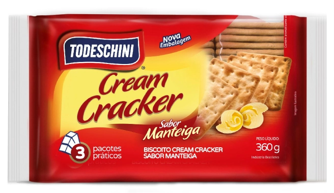 Biscoito Cream Cracker Todeschini