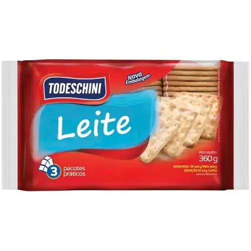Bisc Todeschini 360g Leite