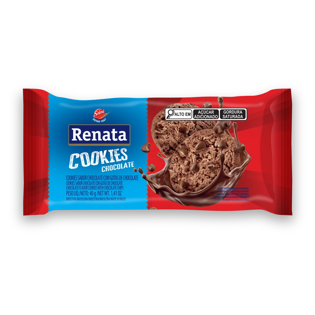 Bisc Renata Cookies 40g Chocolate Gotas Choc