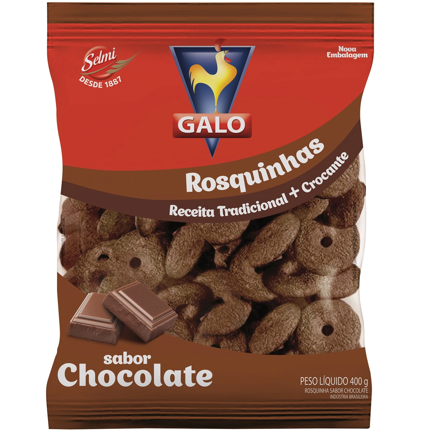 Rosquinha Galo 300g Chocolate