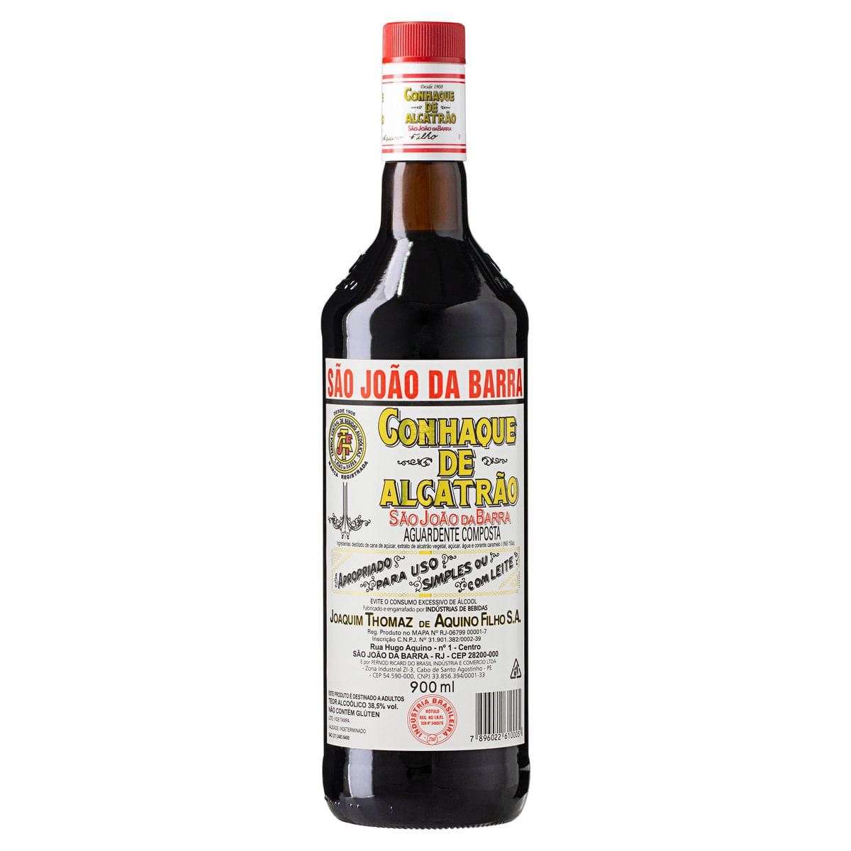 Conhaque De Alcatrão São João Da Barra Garrafa 900ml