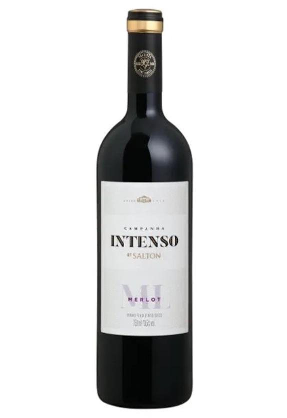 Vinho Brasileiro Tinto Reserva Privada Salton Intenso Merlot Serra Gaúcha Garrafa 750ml