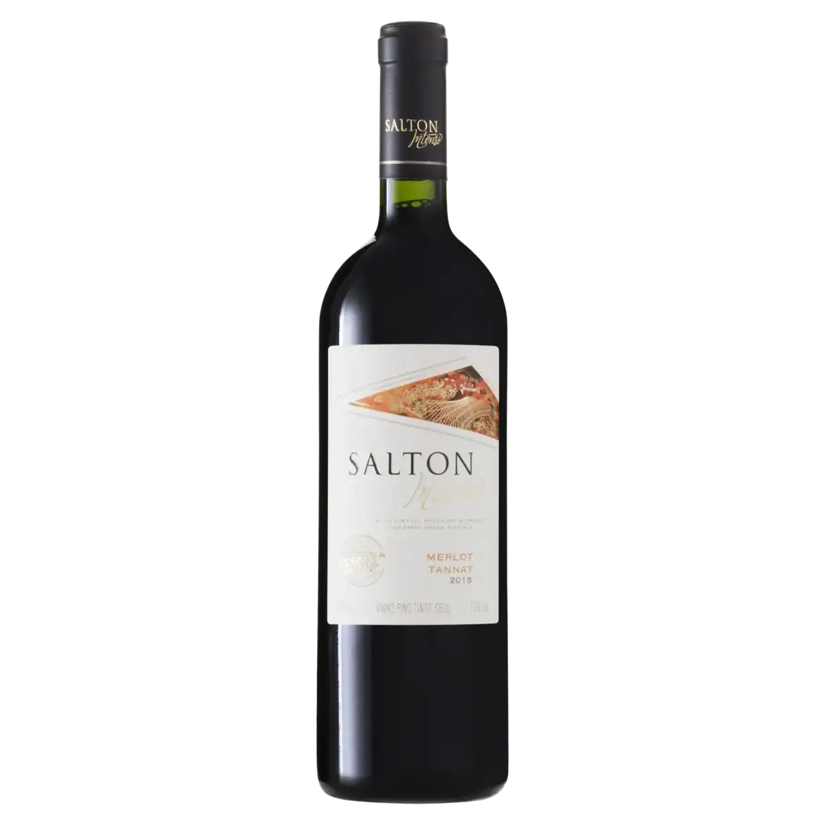 Vinho Brasileiro Tinto Seco Reserva Privada Salton Intenso Merlot Tannat Serra Gaúcha Garrafa 750ml