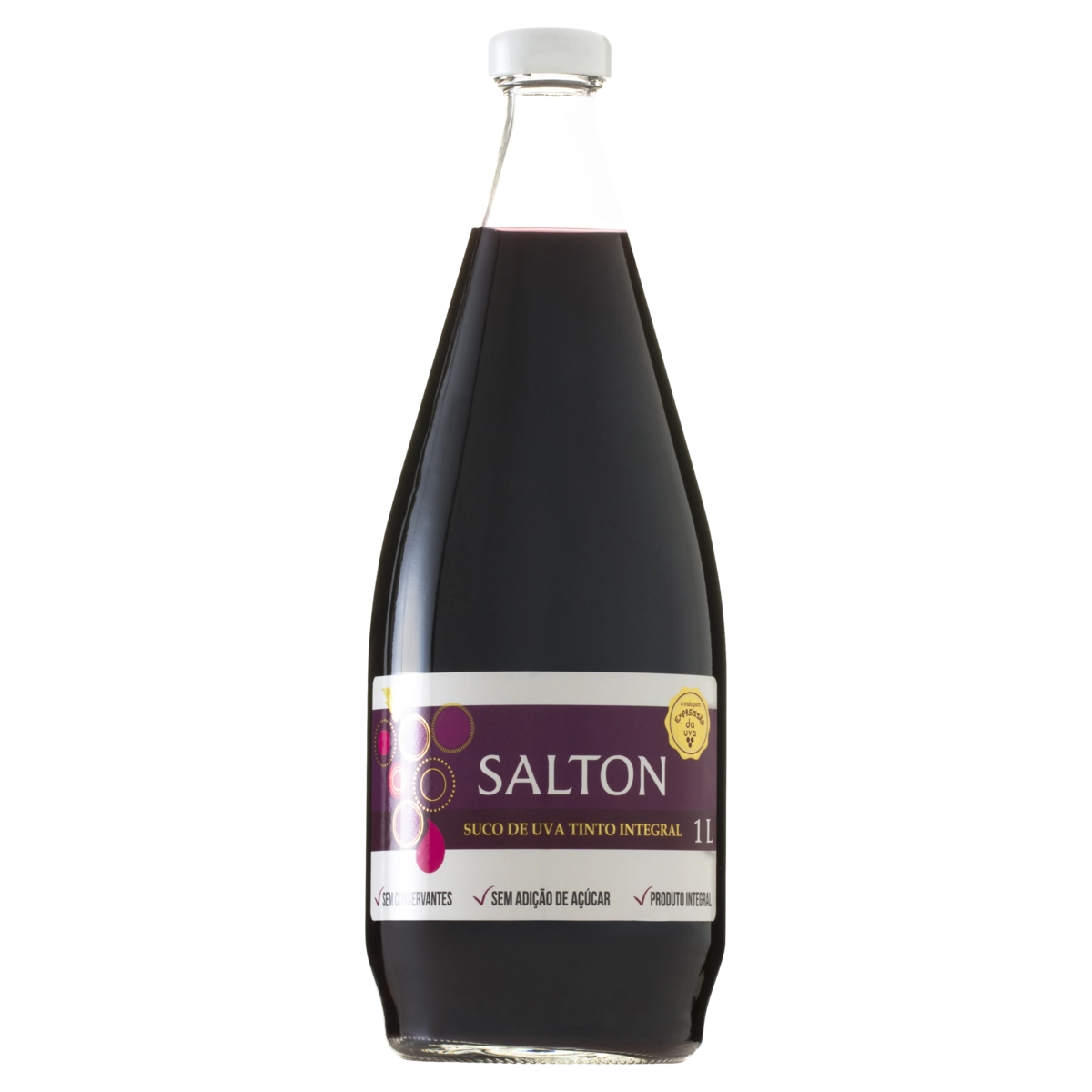 Suco Integral Uva Tinto Salton Garrafa 1l