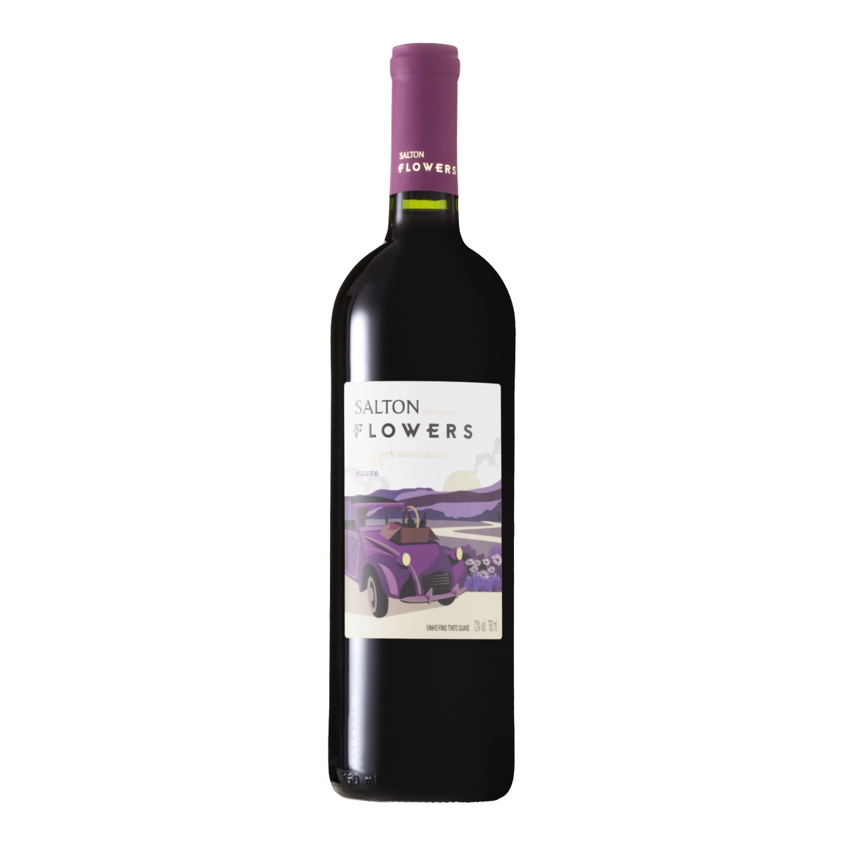Vinho Brasileiro Tinto Suave Salton Flowers Cabernet Sauvignon Merlot Serra Gaúcha Garrafa 750ml