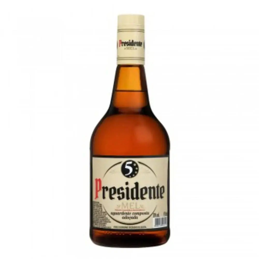 Conhaque Composto Mel Presidente Garrafa 970ml