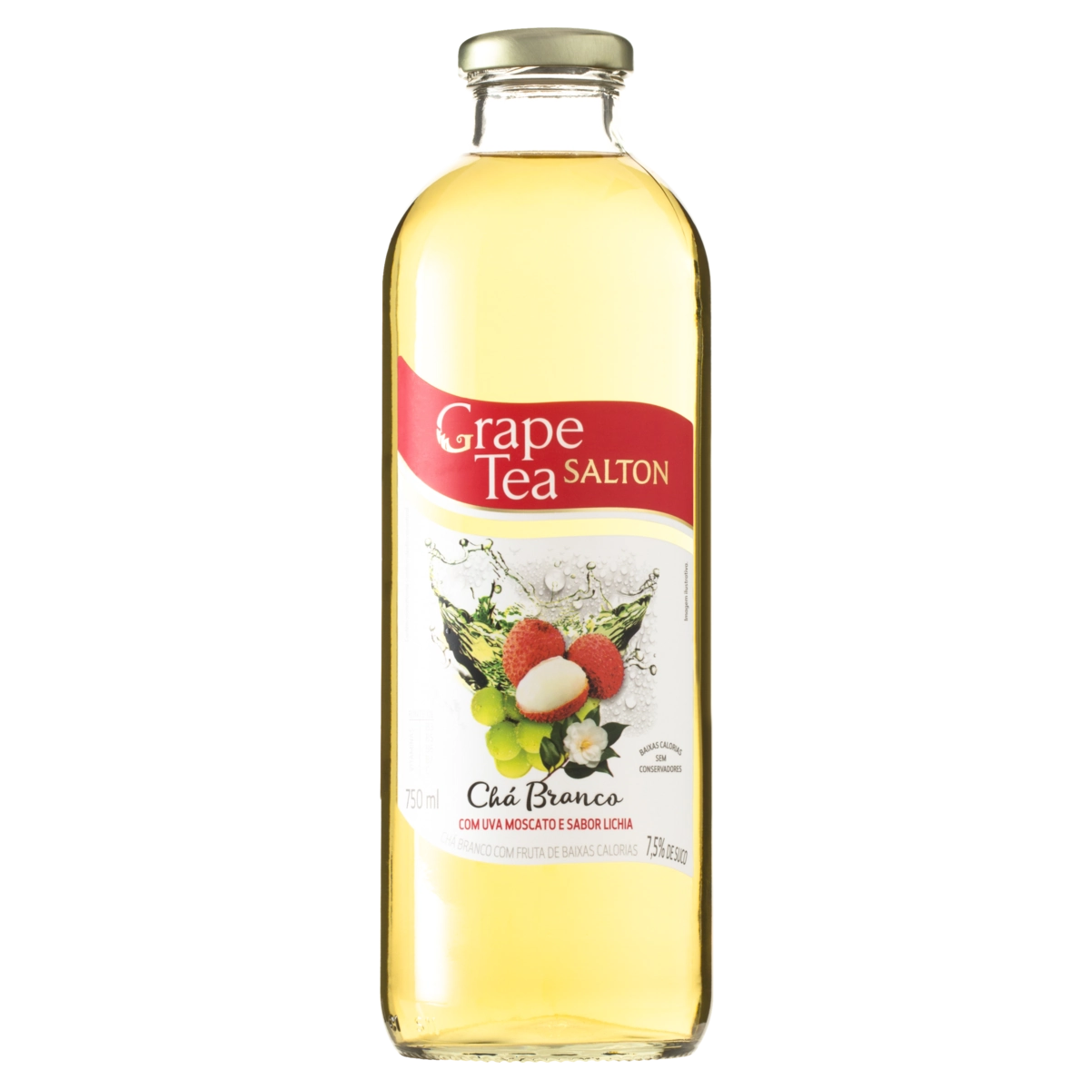 Chá Branco Lichia Salton Grape Tea Garrafa 750ml