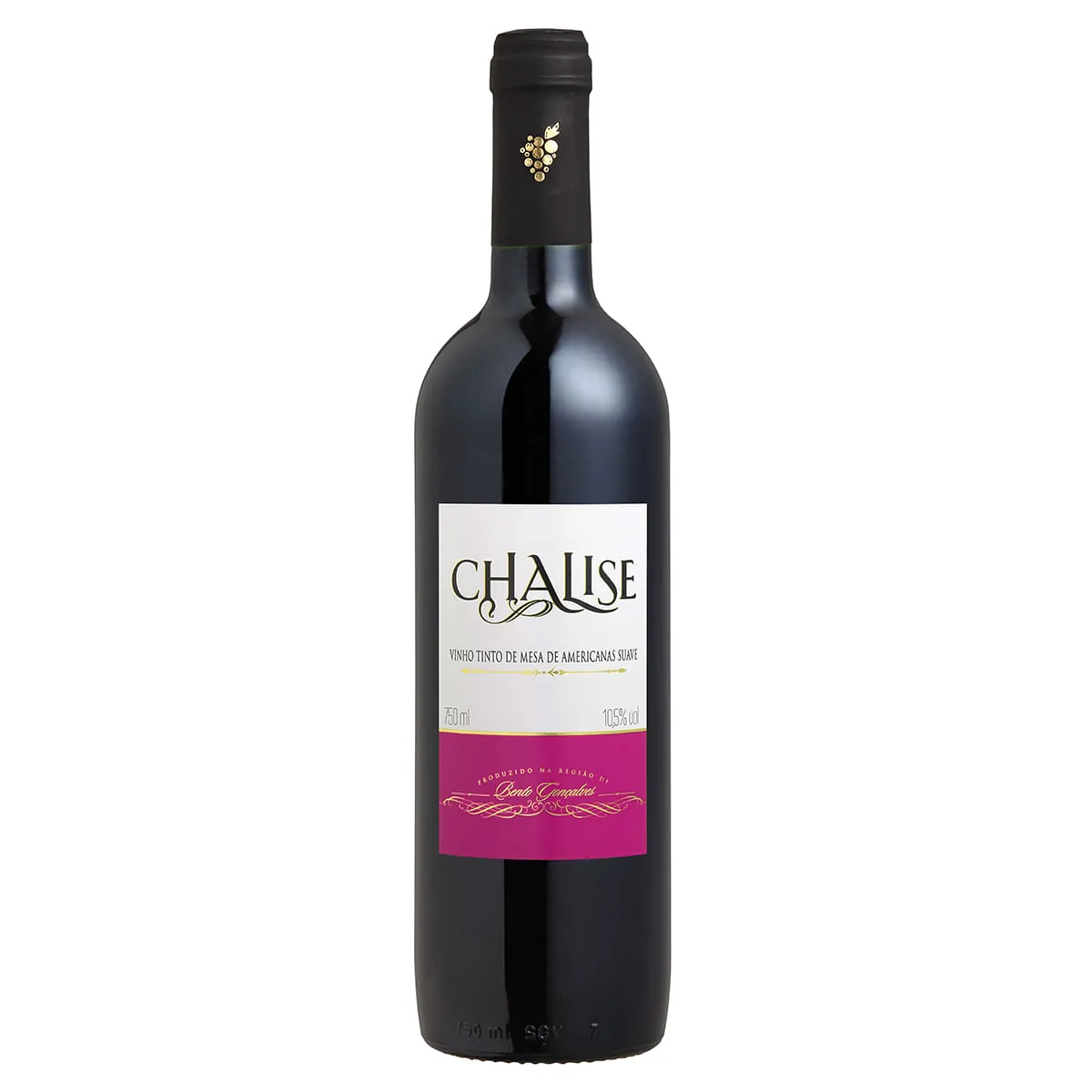 Vinho Tinto Suave Chalise Isabel, Concord e Seibel 750ml