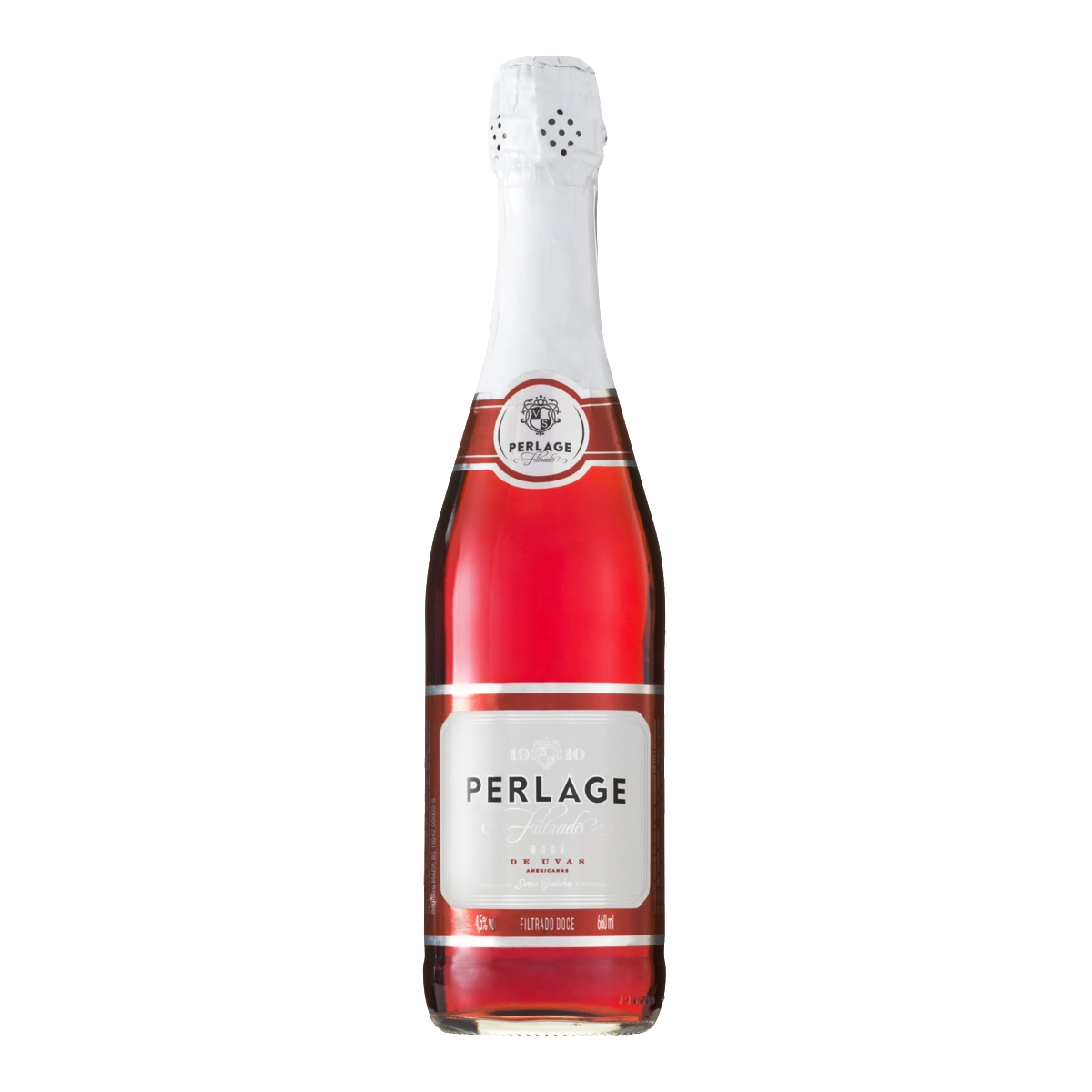 Filtrado Doce Brasileiro Rosé Perlage Serra Gaúcha Garrafa 660ml