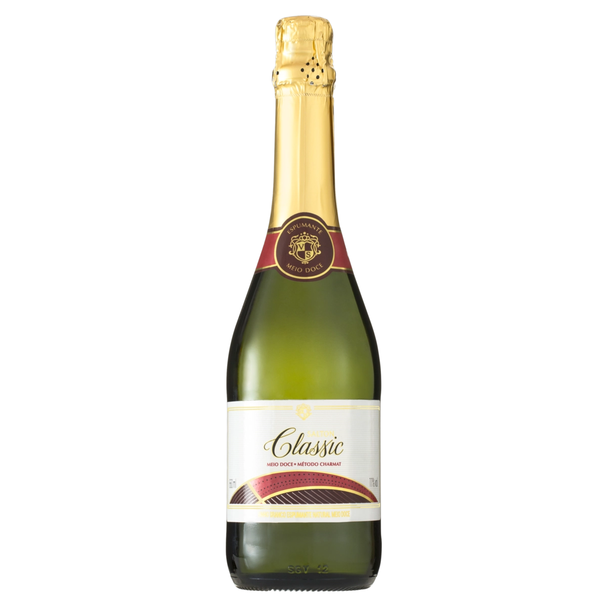 Espumante Brasileiro Branco Meio Doce Salton Classic Chardonnay Trebbiano Serra Gaúcha Garrafa 660ml