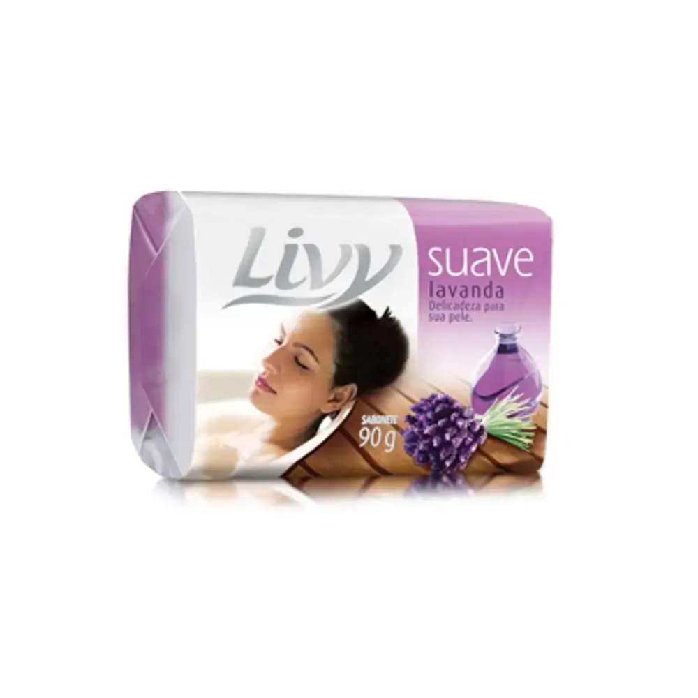 Sabonete Em Barra Lavanda Camomila Livy Meu Banho De Calma Cartucho 90g