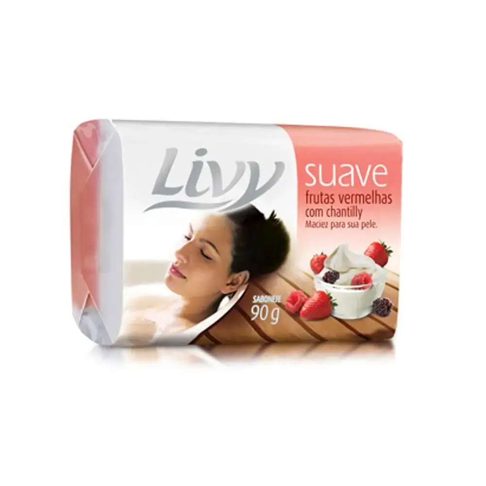 Sabonete Livy Suave Creme Amora/prot Seda