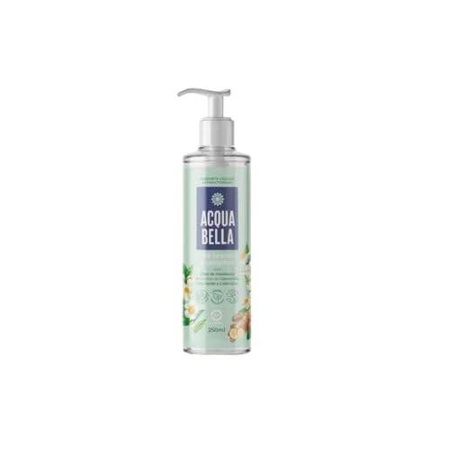 Sabonete Líquido Antibacteriano Chá Branco E Gengibre Acqua Bella Frasco 250ml Pump