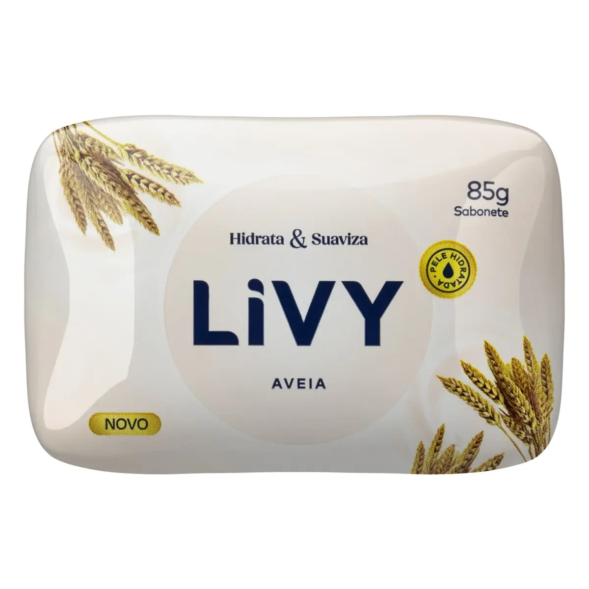 Sabonete Barra Aveia Livy Envoltório 85g