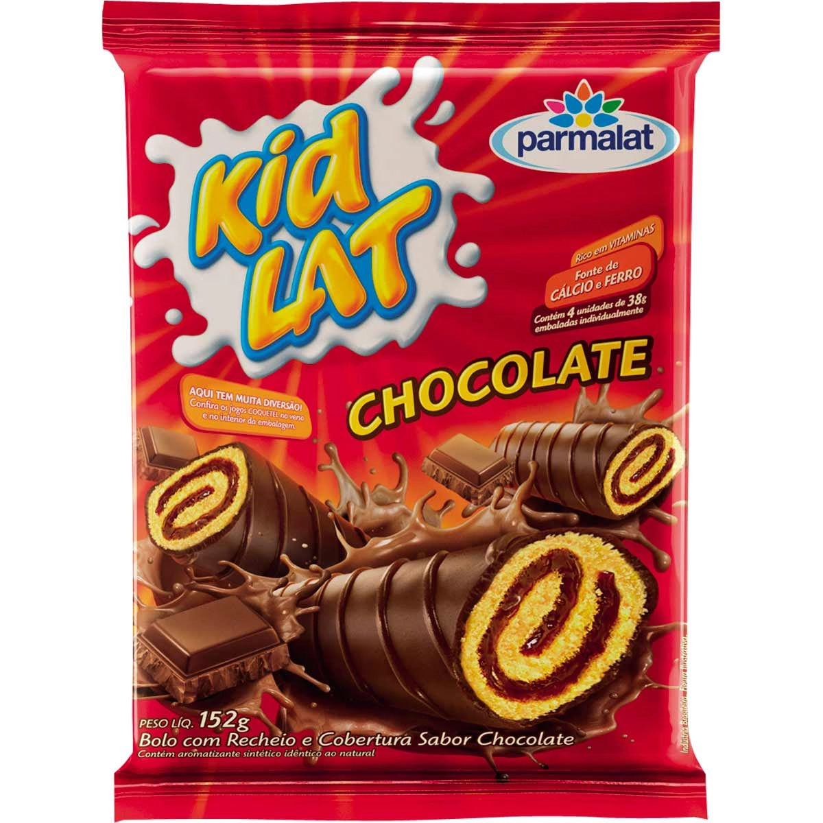 Bolo Kid Lat 152g Parmalat Choco