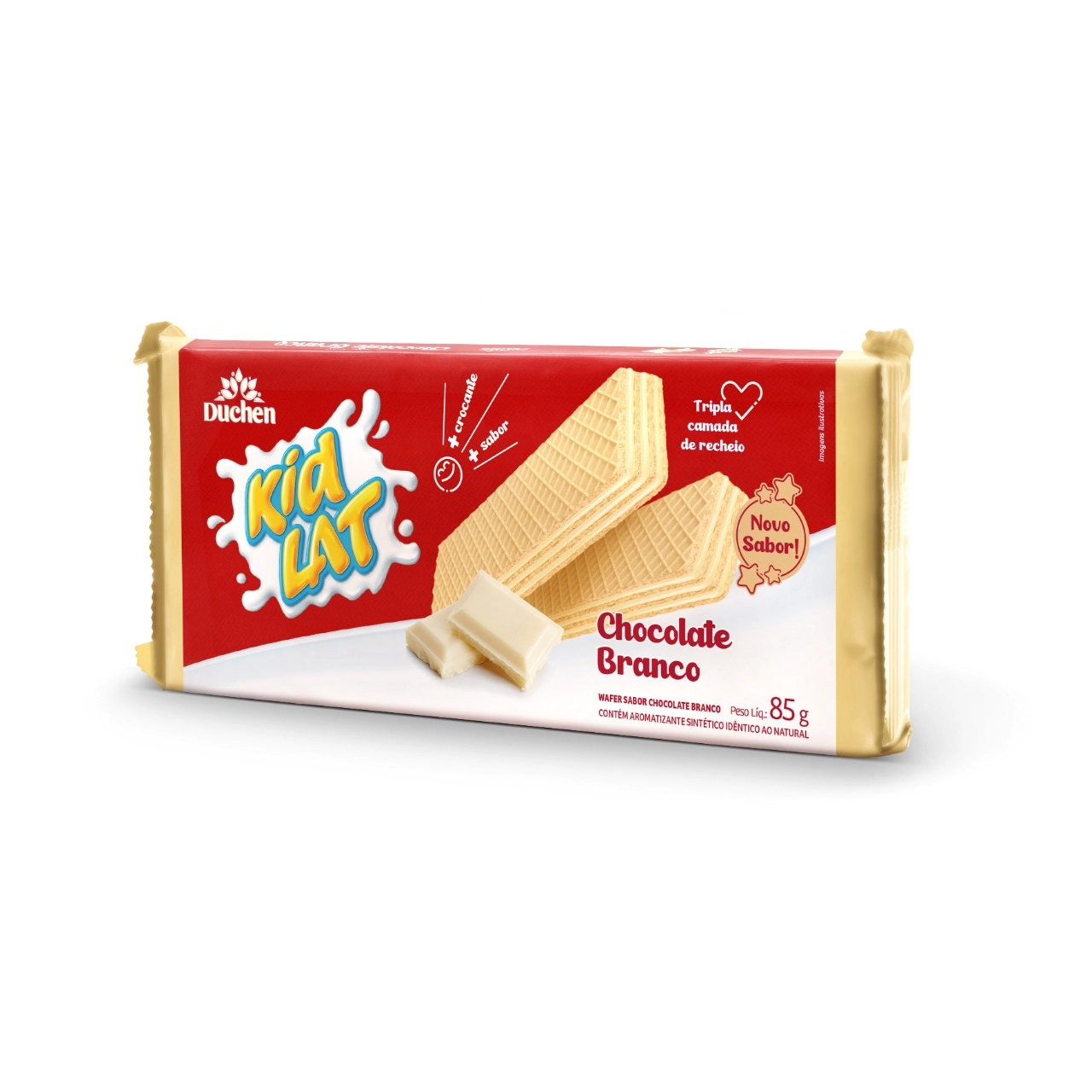 Wafer Kidlat 85g Chocolate Branco