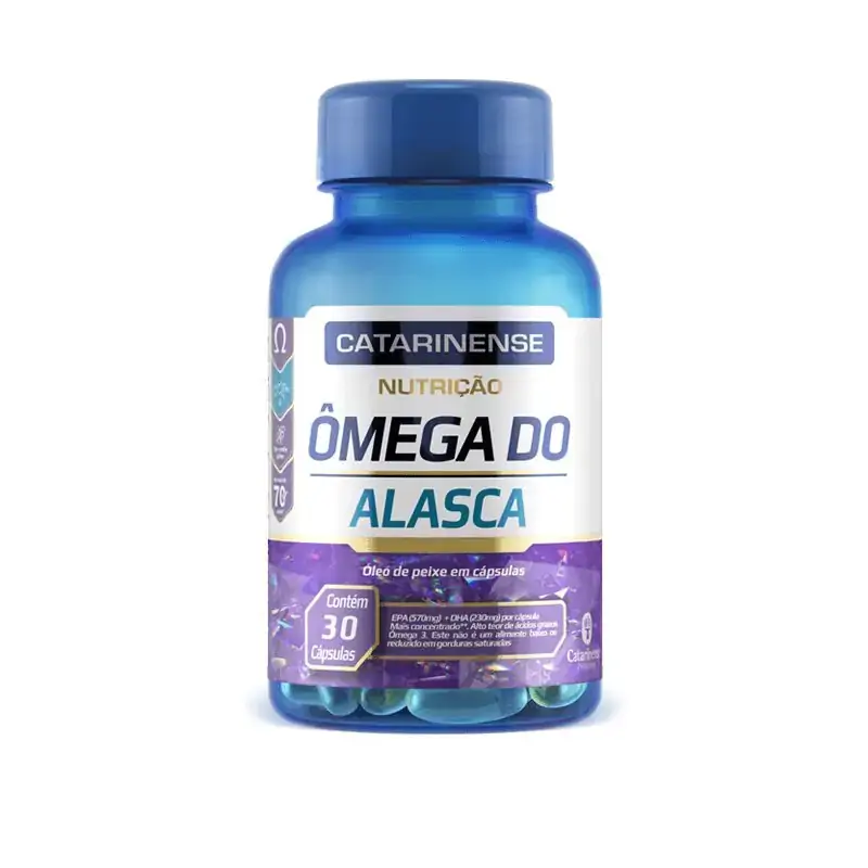 ÔMEGA DO ALASCA 1000MG CATARINENSE COM 30 CÁPSULAS
