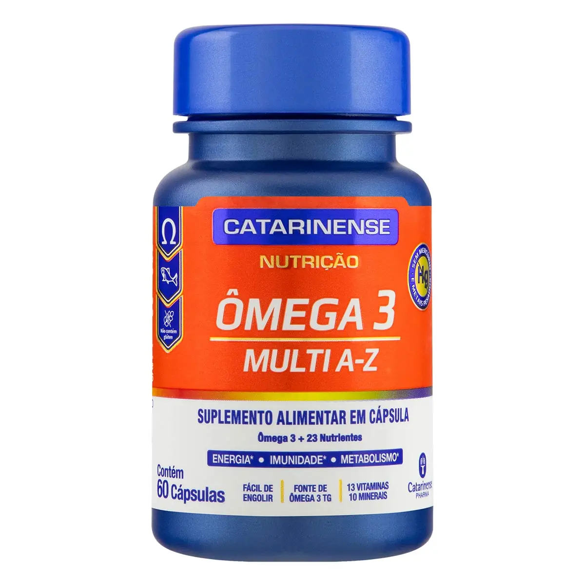 Omega 3 Multi Az Catarinense Nutricao 60 Cps
